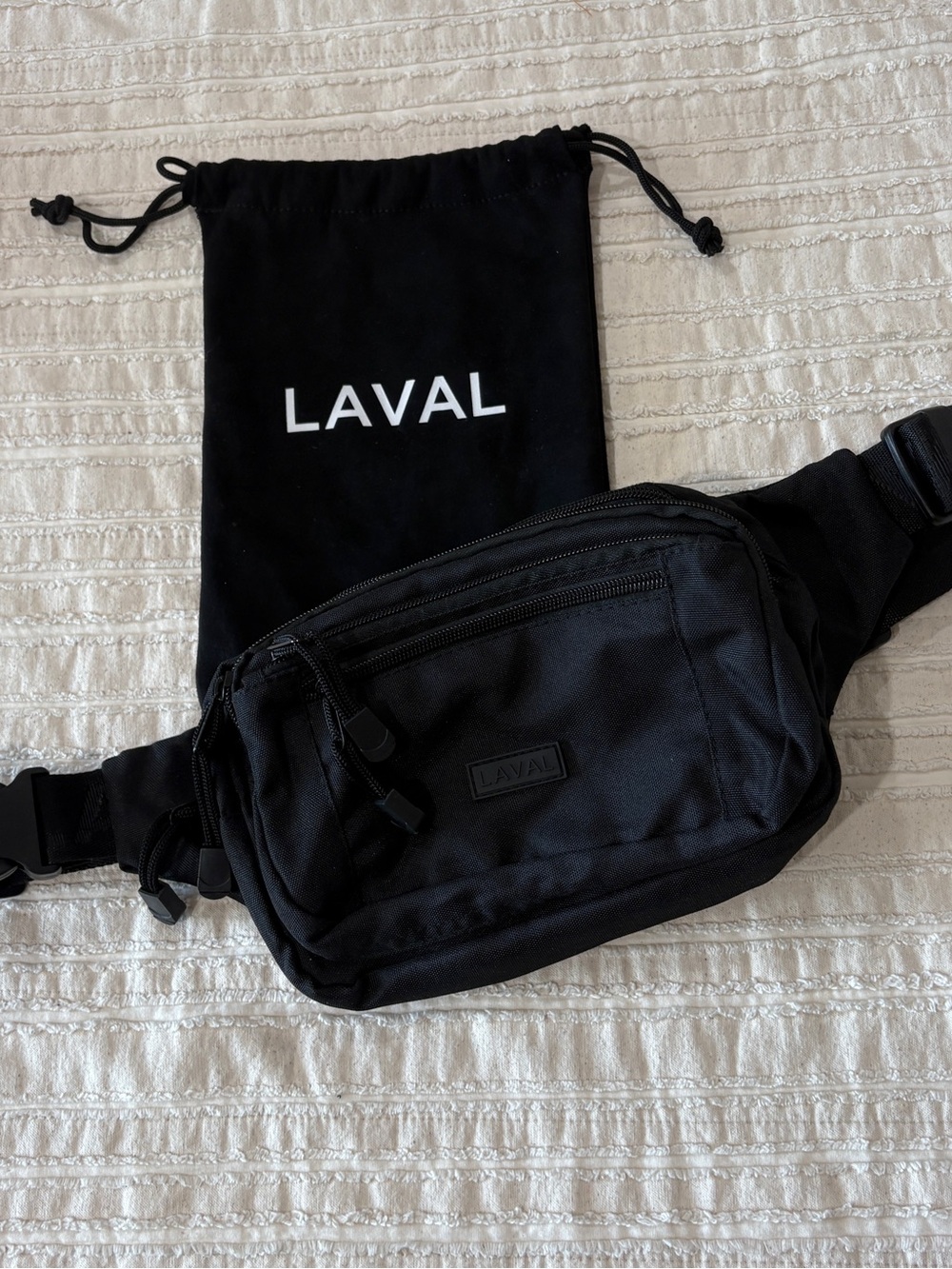 Naval Black Crossbody / Waist Bag Fanny Pack